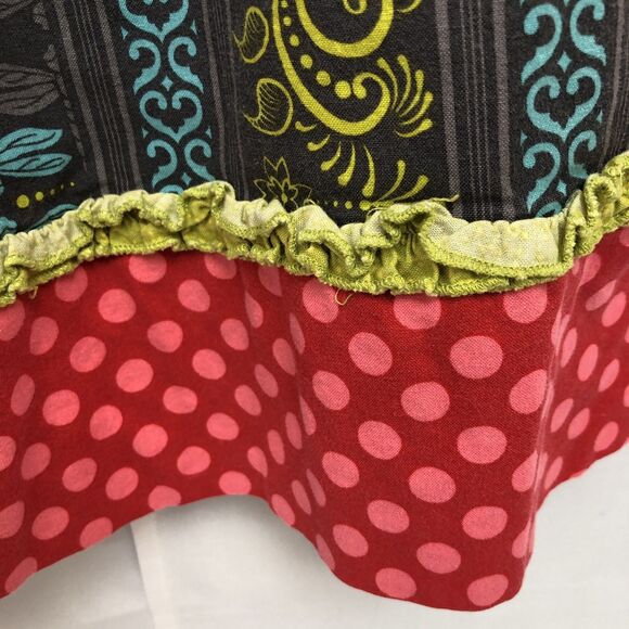 La Jenns Girls Dragonfly Long Sleeve Printed Green Dress Size 10 Cluttercore - Picture 6 of 11